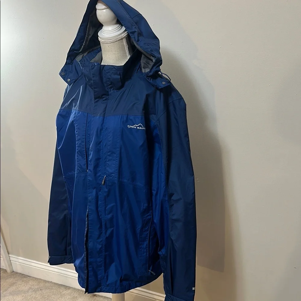 Eddie‎ Bauer Weather Edge Blue Men's Raincoat
